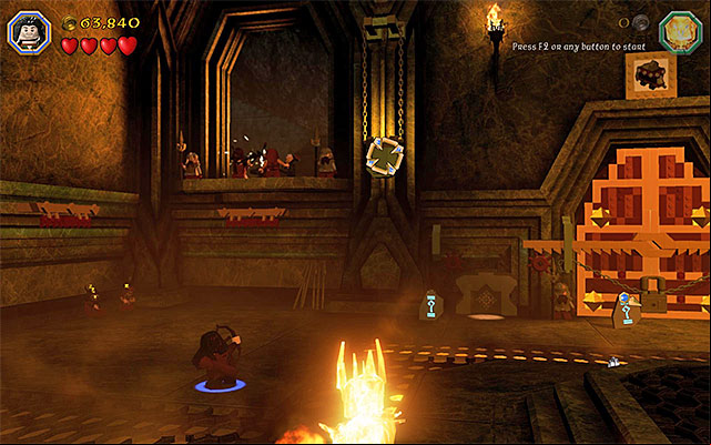 One of the cauldrons - Stage 1 (Greatest Kingdom in Middle-Earth) | Main Stages - Collectibles - Main Stages - Collectibles - LEGO The Hobbit Game Guide & Walkthrough