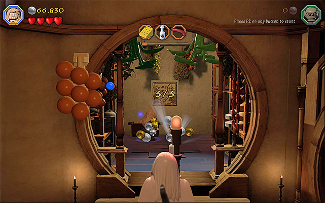 The third map - Stage 2 (An Unexpected Party) | Main Stages - Collectibles - Main Stages - Collectibles - LEGO The Hobbit Game Guide & Walkthrough