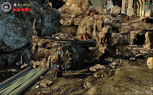 The cracked plate - Stage 3 (Azog the Defiler) | Main Stages - Collectibles - Main Stages - Collectibles - LEGO The Hobbit Game Guide & Walkthrough