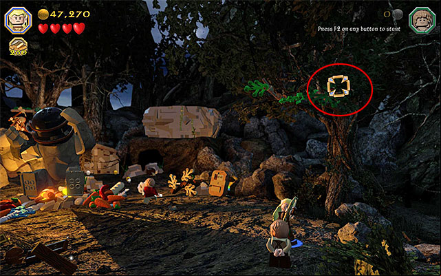 Requirements: bow (e - Stage 4 (Roast Mutton) | Main Stages - Collectibles - Main Stages - Collectibles - LEGO The Hobbit Game Guide & Walkthrough