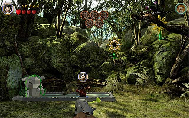 One of the flowers - Stage 5 (The Troll Hoard) | Main Stages - Collectibles - Main Stages - Collectibles - LEGO The Hobbit Game Guide & Walkthrough