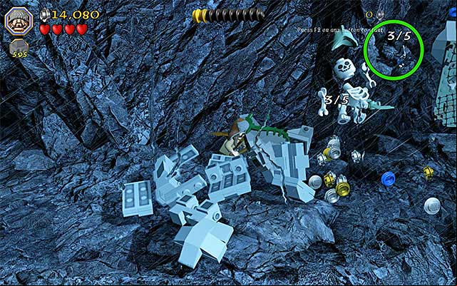 The third skeleton - Stage 6 (Over Hill and Under Hill) | Main Stages - Collectibles - Main Stages - Collectibles - LEGO The Hobbit Game Guide & Walkthrough
