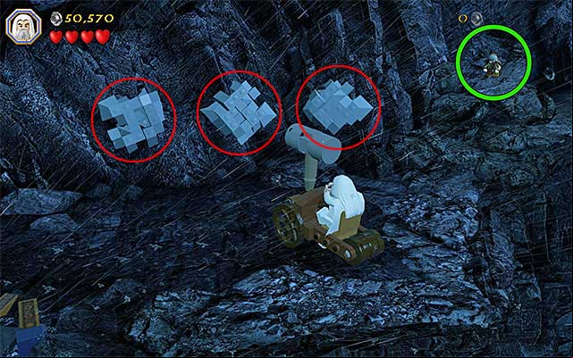 After you have smashed the chest, hold down the building key/button, thanks to which you will build an unique vehicle - Stage 6 (Over Hill and Under Hill) | Main Stages - Collectibles - Main Stages - Collectibles - LEGO The Hobbit Game Guide & Walkthrough