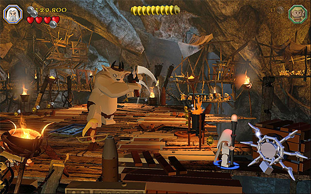 The blockade - Stage 7 (Goblin-town) | Main Stages - Collectibles - Main Stages - Collectibles - LEGO The Hobbit Game Guide & Walkthrough