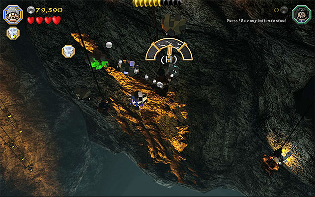 Just like before, try to complete the mining minigames as well as you can - Stage 1 (Greatest Kingdom in Middle-Earth): Inside the Lonely Mountain | Walkthrough - Walkthrough - LEGO The Hobbit Game Guide & Walkthrough