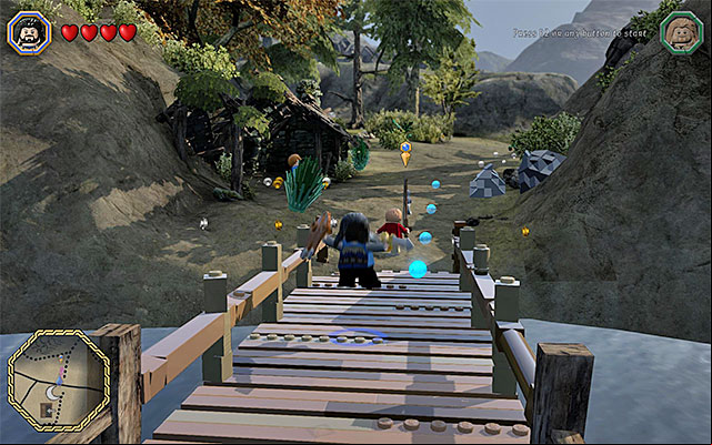 The vicinities of the area where you start the fourth chapter of the game - Middle-Earth: Reach Troll Dwellings | Walkthrough | LEGO The Hobbit - Walkthrough - LEGO The Hobbit Game Guide & Walkthrough