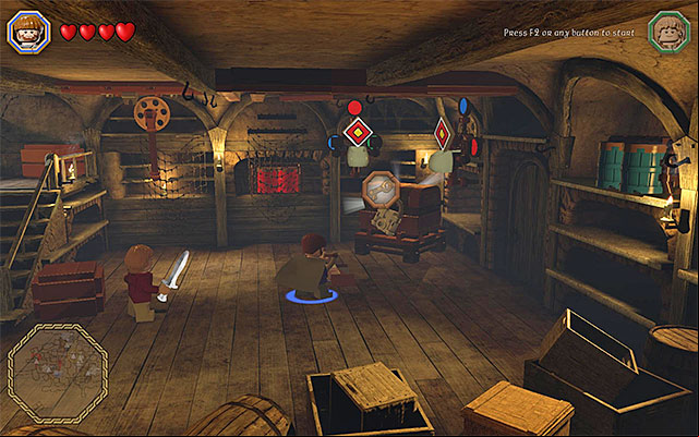 Switch to the archer and fire an arrow at the target on the left - Schematics locations (9-16) | Middle Earth - Schematics - Middle Earth - Schematics - LEGO The Hobbit Game Guide & Walkthrough