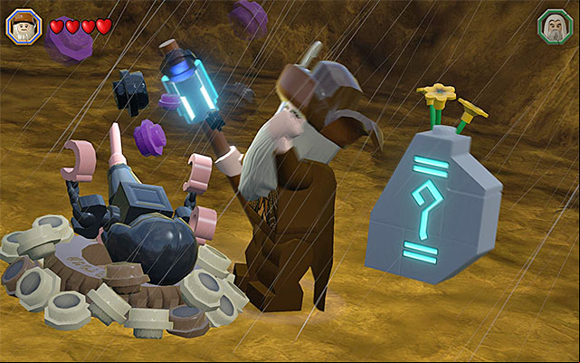 Use Radagasts ability to heal the mole - Mithril bricks locations (1-15) | Middle Earth - Mithril LEGO bricks - Middle Earth - Mithril LEGO bricks - LEGO The Hobbit Game Guide & Walkthrough