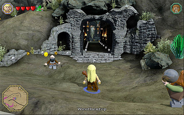Location: Weathertop - Mithril bricks locations (1-15) | Middle Earth - Mithril LEGO bricks - Middle Earth - Mithril LEGO bricks - LEGO The Hobbit Game Guide & Walkthrough