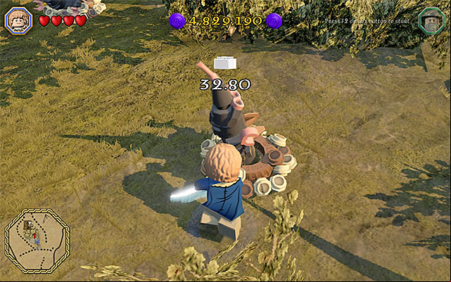 Attack the moles, one after another, quickly - Mithril bricks locations (16-30) | Middle Earth - Mithril LEGO bricks - Middle Earth - Mithril LEGO bricks - LEGO The Hobbit Game Guide & Walkthrough