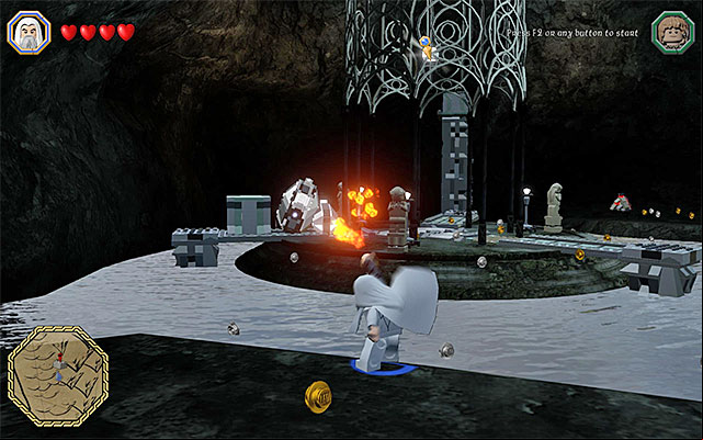 Use Sarumans staff to smash the mithril objects - Mithril bricks locations (16-30) | Middle Earth - Mithril LEGO bricks - Middle Earth - Mithril LEGO bricks - LEGO The Hobbit Game Guide & Walkthrough