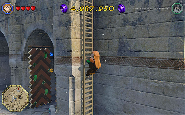 The ladder - Mithril bricks locations (46-60) | Middle Earth - Mithril LEGO bricks - Middle Earth - Mithril LEGO bricks - LEGO The Hobbit Game Guide & Walkthrough