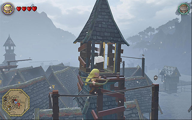 The tower with the mithril brick - Mithril bricks locations (46-60) | Middle Earth - Mithril LEGO bricks - Middle Earth - Mithril LEGO bricks - LEGO The Hobbit Game Guide & Walkthrough