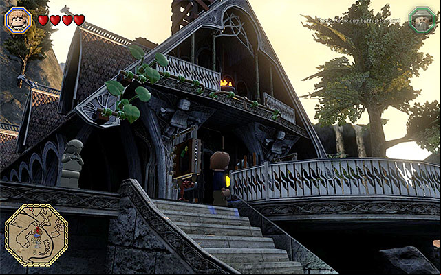 The entrance to the chamber with minikits - Middle Earth - Important locations | Middle Earth - Mithril LEGO bricks - Middle Earth - Mithril LEGO bricks - LEGO The Hobbit Game Guide & Walkthrough