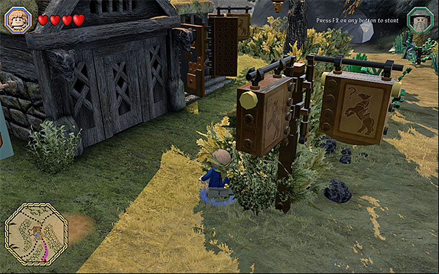 The stable entrance - Middle Earth - Important locations | Middle Earth - Mithril LEGO bricks - Middle Earth - Mithril LEGO bricks - LEGO The Hobbit Game Guide & Walkthrough