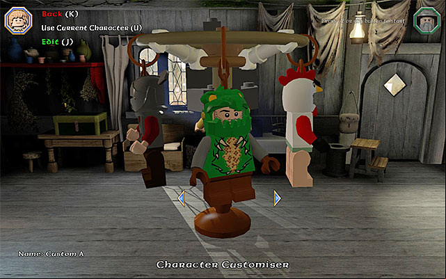 An example customized character - Middle Earth - Important locations | Middle Earth - Mithril LEGO bricks - Middle Earth - Mithril LEGO bricks - LEGO The Hobbit Game Guide & Walkthrough