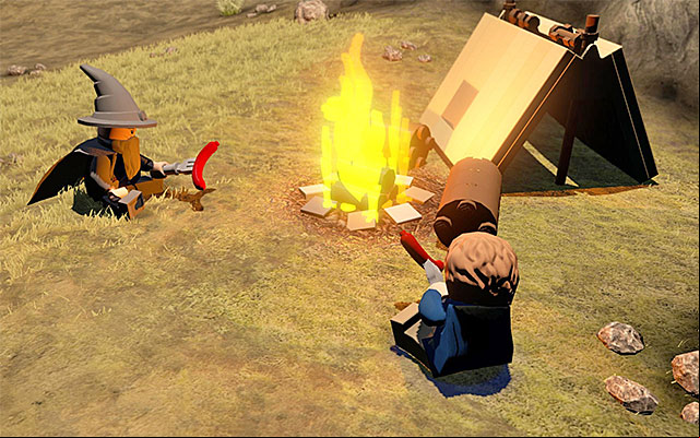 An example encampment - 2. Middle-Earth and its exploration | LEGO The Hobbit - LEGO The Hobbit in 10 Easy Steps - LEGO The Hobbit Game Guide & Walkthrough