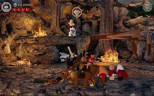 You can mount wargs and deal with the enemies this way - 4. Enemies and other dangers | LEGO The Hobbit - LEGO The Hobbit in 10 Easy Steps - LEGO The Hobbit Game Guide & Walkthrough