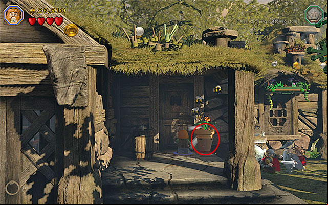 The flower pot - Stage 9 (Queer Lodgings): The cabin in the woods | Walkthrough | LEGO The Hobbit - Walkthrough - LEGO The Hobbit Game Guide & Walkthrough
