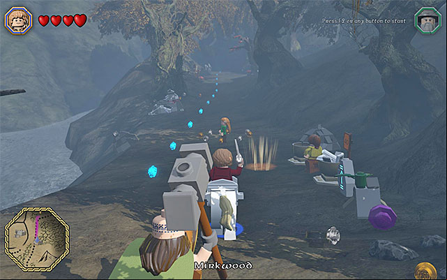 The path to the forest - Middle-Earth: Reach the Dark Forest | Walkthrough | LEGO The Hobbit - Walkthrough - LEGO The Hobbit Game Guide & Walkthrough