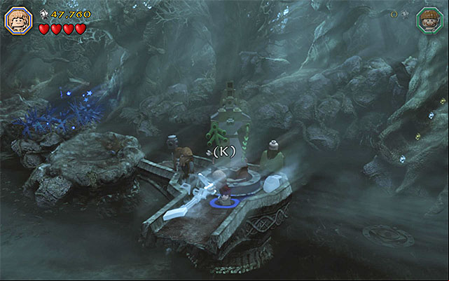 Start building only after you put the ring on - Stage 10 (Flies and Spiders): The Dark Forest | Walkthrough | LEGO The Hobbit - Walkthrough - LEGO The Hobbit Game Guide & Walkthrough