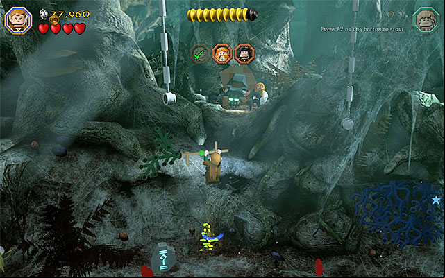 The spot where you jump - Stage 10 (Flies and Spiders): The battle with the spiders | Walkthrough - Walkthrough - LEGO The Hobbit Game Guide & Walkthrough