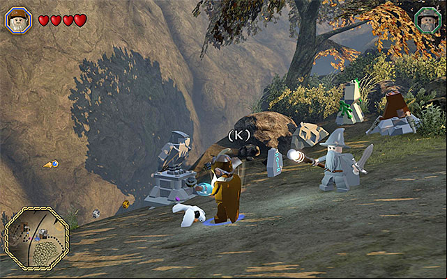 You need to tend to the wounded bird - Middle-Earth: Reach High Fells | Walkthrough | LEGO The Hobbit - Walkthrough - LEGO The Hobbit Game Guide & Walkthrough