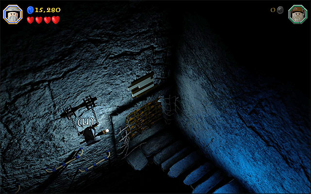 The best way to start the tombs exploration is by using the Save Statue - Stage 13 (Looking for Proof): Angmars Tomb | Walkthrough - Walkthrough - LEGO The Hobbit Game Guide & Walkthrough