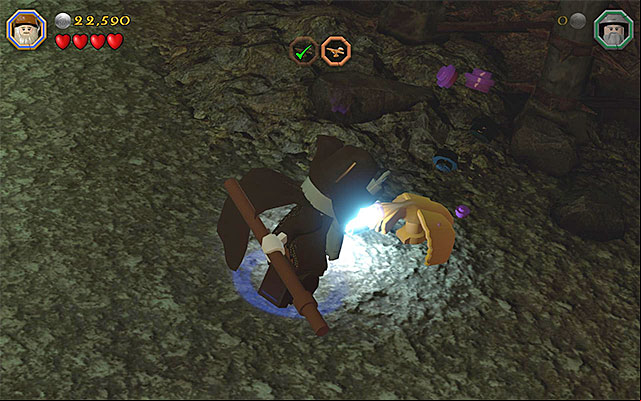 One of the wounded birds - Stage 14 (The Necromancer): The keeps exterior | Walkthrough - Walkthrough - LEGO The Hobbit Game Guide & Walkthrough
