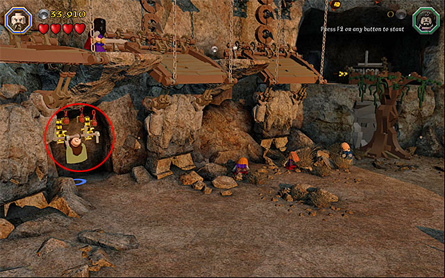 A catch - Stage 15 (On the Doorstep): The climb | Walkthrough - Walkthrough - LEGO The Hobbit Game Guide & Walkthrough