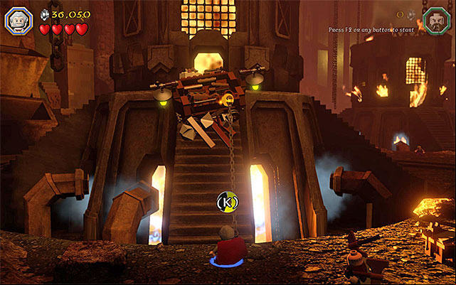 Use the catch and complete the Craft Table - Stage 16 (Inside Information): Defeat Smaug | Walkthrough - Walkthrough - LEGO The Hobbit Game Guide & Walkthrough