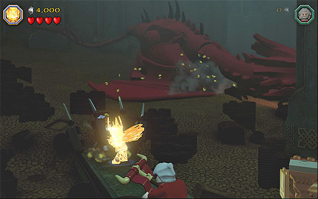 Use Saurons blade - Stage 16 (Inside Information) | Main Stages - Collectibles - Main Stages - Collectibles - LEGO The Hobbit Game Guide & Walkthrough