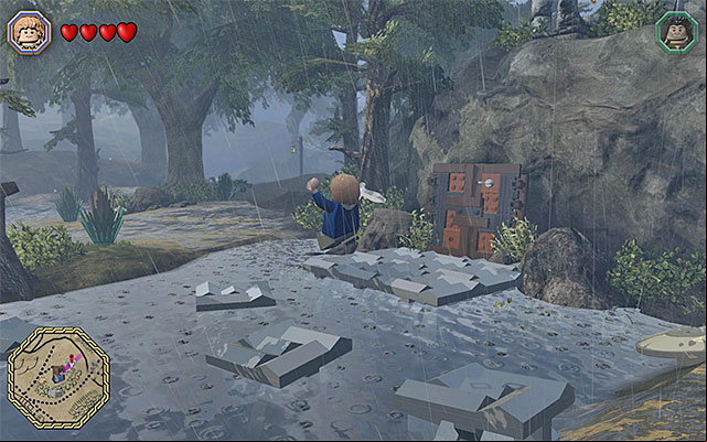The cave entrance - White question marks - walkthroughs for quests 1-20 | Middle Earth - Side missions - Middle Earth - Side missions - LEGO The Hobbit Game Guide & Walkthrough