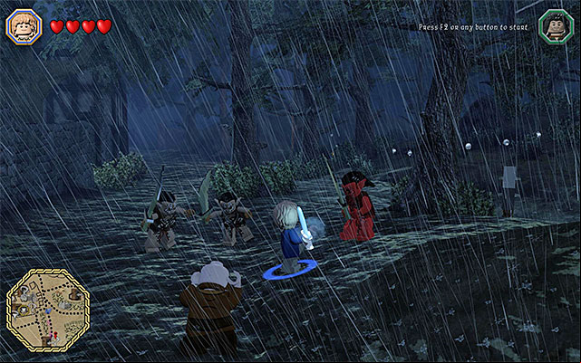 Drive the incoming groups of goblins away - White question marks - walkthroughs for quests 1-20 | Middle Earth - Side missions - Middle Earth - Side missions - LEGO The Hobbit Game Guide & Walkthrough