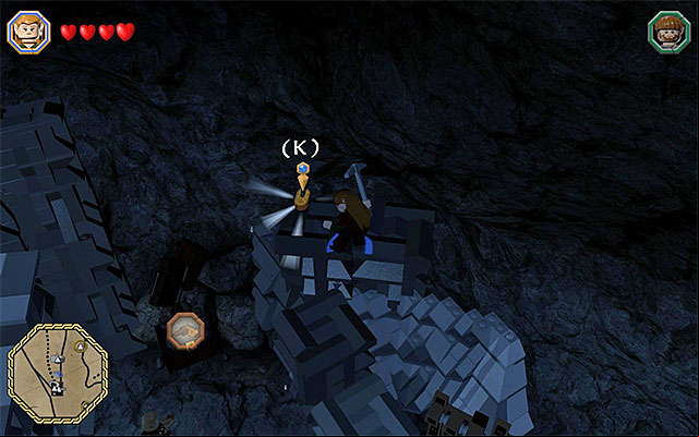 The place where you find the knob - White question marks - walkthroughs for quests 41-60 | Middle Earth - Side missions - Middle Earth - Side missions - LEGO The Hobbit Game Guide & Walkthrough