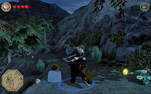 You need to jump onto the warg that you have found - White question marks - walkthroughs for quests 61-80 | Middle Earth - Side missions - Middle Earth - Side missions - LEGO The Hobbit Game Guide & Walkthrough