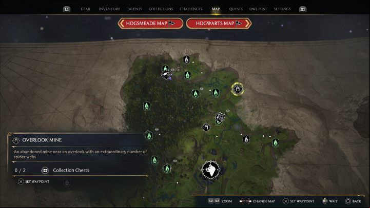 These chests are in the Overlook Mine - Hogwarts Legacy: Hogsmeade Valley - Collection Chests - Collection Chests - Hogwarts Legacy Guide