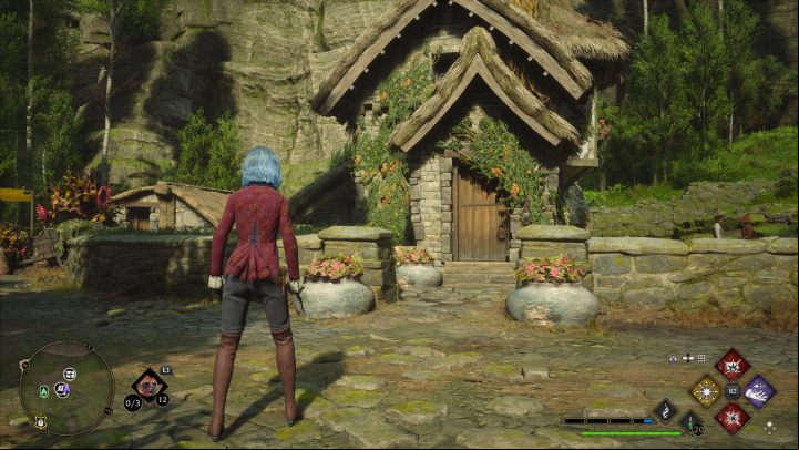 The next chest from the Aranshire village is in the house overgrown with vines - Hogwarts Legacy: South Hogwarts Region - Collection Chests - Collection Chests - Hogwarts Legacy Guide