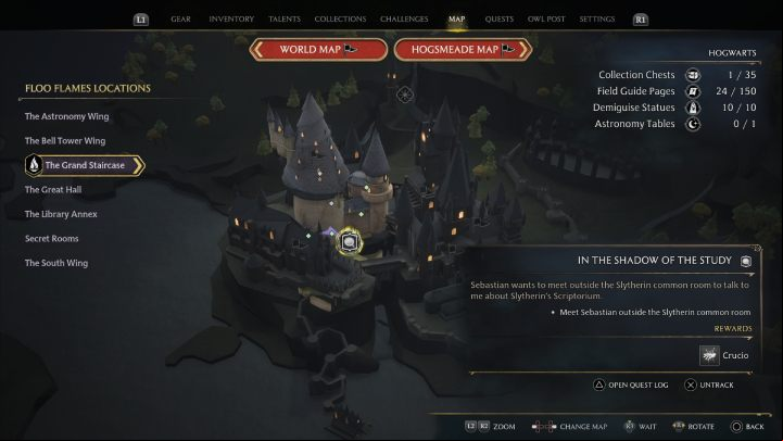This Relationship Quest with Sebastian will be unlocked after - Hogwarts Legacy: In the Shadow of the Study - Relationship quests - Sebastian - Hogwarts Legacy Guide