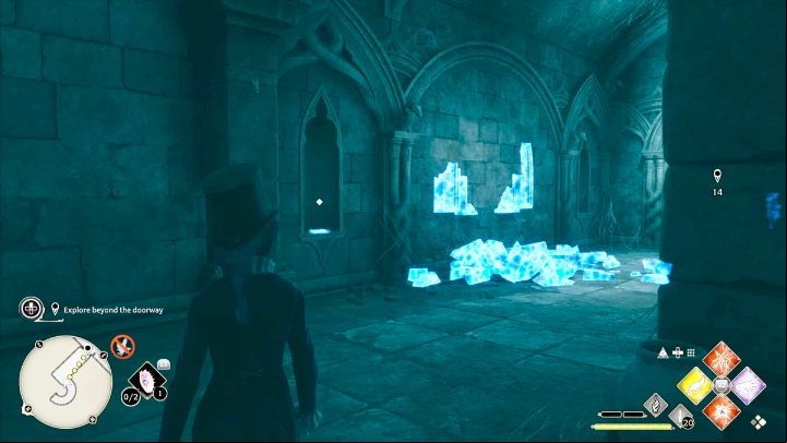 Go through the door and then downstairs - Hogwarts Legacy: In the Shadow of the Study - Relationship quests - Sebastian - Hogwarts Legacy Guide
