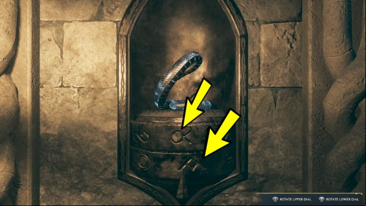 Go back to the 1st torch, go through the door and head up the stairs - Hogwarts Legacy: In the Shadow of the Study - Relationship quests - Sebastian - Hogwarts Legacy Guide