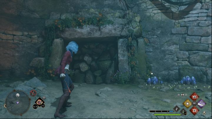 Jump down and remove the rubble on the left side of the room with Confringo - Hogwarts Legacy: Hogwarts Valley - Collection Chests - Collection Chests - Hogwarts Legacy Guide