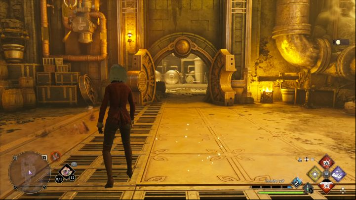Follow the corridor until you reach a room with a group of goblins - Hogwarts Legacy: Hogwarts Valley - Collection Chests - Collection Chests - Hogwarts Legacy Guide