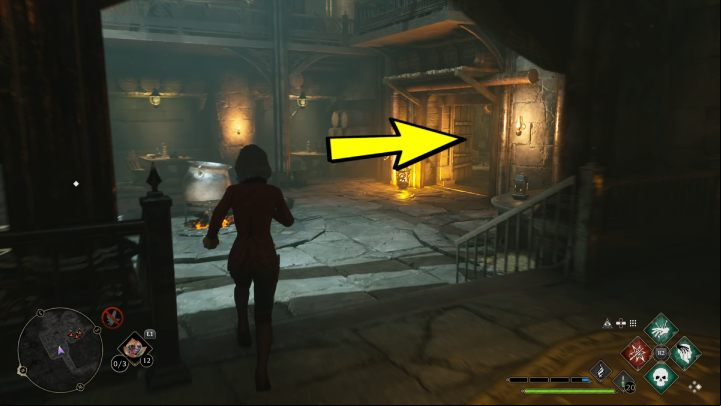 Go through the door on the right in the room with the cauldron - Hogwarts Legacy: Hogwarts Valley - Collection Chests - Collection Chests - Hogwarts Legacy Guide