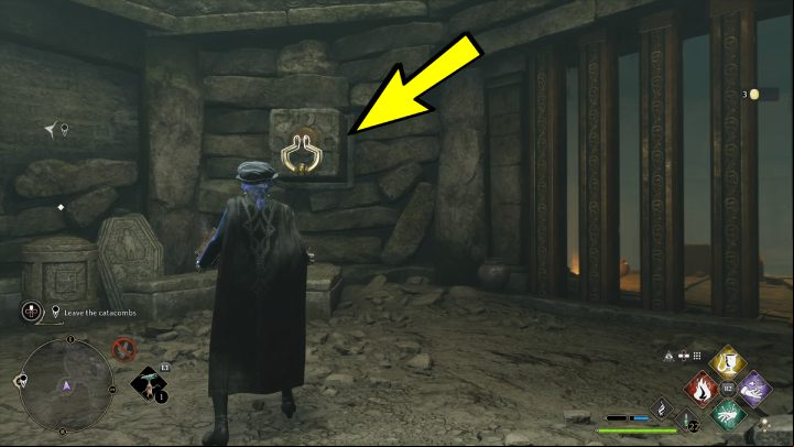 Pull the handle with Accio to open the door and return to the main chamber - Hogwarts Legacy: Feldcroft Region - Collection Chests - Collection Chests - Hogwarts Legacy Guide