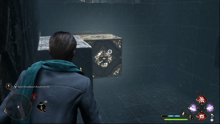 Use Accio to move the element to the entrance to the chamber - Hogwarts Legacy: The Hall of Herodiana - Hogwarts - Hogwarts Legacy Guide