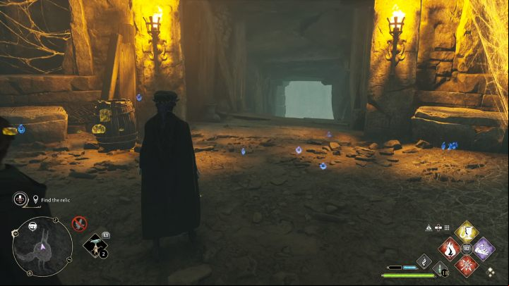 In the next room, you will find more spiders - Hogwarts Legacy: In the Shadow of Time - Relationship quests - Sebastian - Hogwarts Legacy Guide