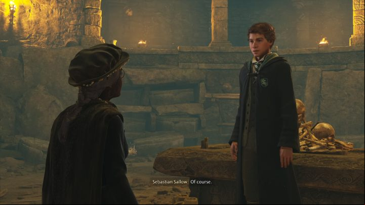 Talk to Sebastian - Hogwarts Legacy: In the Shadow of Time - Relationship quests - Sebastian - Hogwarts Legacy Guide
