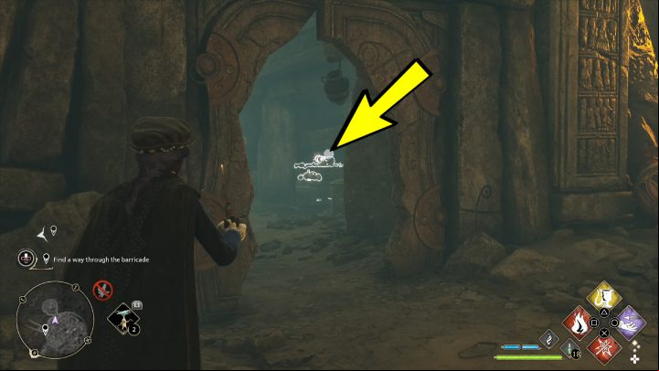 More bones will be in one of the stashes in the chamber - Hogwarts Legacy: In the Shadow of Time - Relationship quests - Sebastian - Hogwarts Legacy Guide
