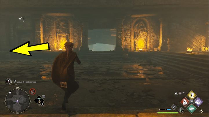 Before leaving the chamber, you will meet Ominis - Hogwarts Legacy: In the Shadow of Time - Relationship quests - Sebastian - Hogwarts Legacy Guide